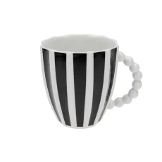 Porcelánový Hrnek Retro Z černý pruh 400ml Porcelánový Hrnek Retro Z černý pruh 400ml