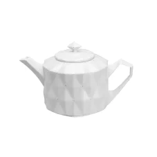Tea pot Diamond (glazed porcelain)