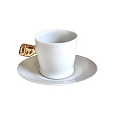 Cup and saucer Golden Fist
