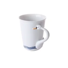 Porcelánový hrnek Labuť