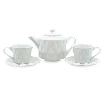Porcelain tea sets - Color - White
