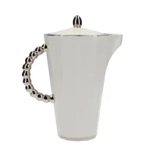 Pot big silver line