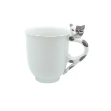 Porcelánový hrnek s Kočičkou Hnědá