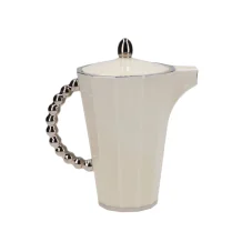 Pot medium silver line