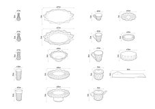 Diamond Platinum Tea Set with Sugar Bowl