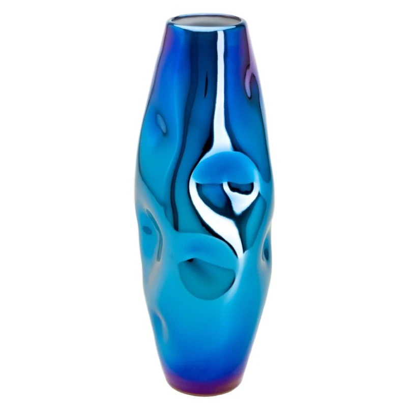 Porcelain vases - Edition - Gold plated