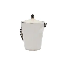 Pot small silver line