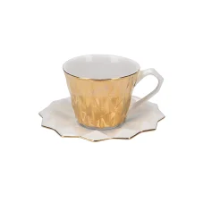 Cup with saucer Diamond Gold