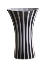 Vase T Stripe black