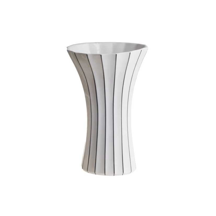 Porcelánová Váza T černé linky