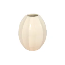 Vase convex small white