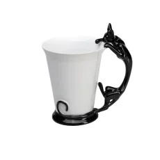 Porcelánový hrnek Sfinx (černá)