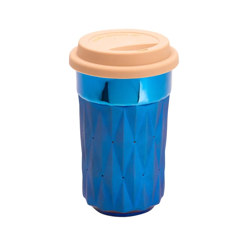 Thermo cup Diamond Titanum Blue