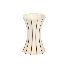 Porcelánová váza vydutá malá černá linka Porcelánová váza vydutá malá černá linka