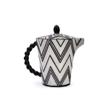 Pot small black zig-zag