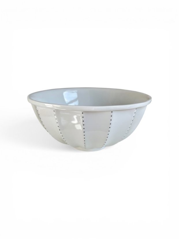Porcelánová salátová miska Šárka velká, tečky