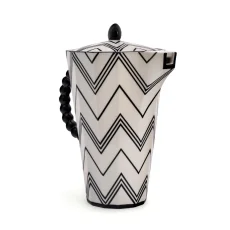 Pot big black zig-zag