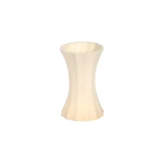 Porcelánová váza vydutá malá bílá