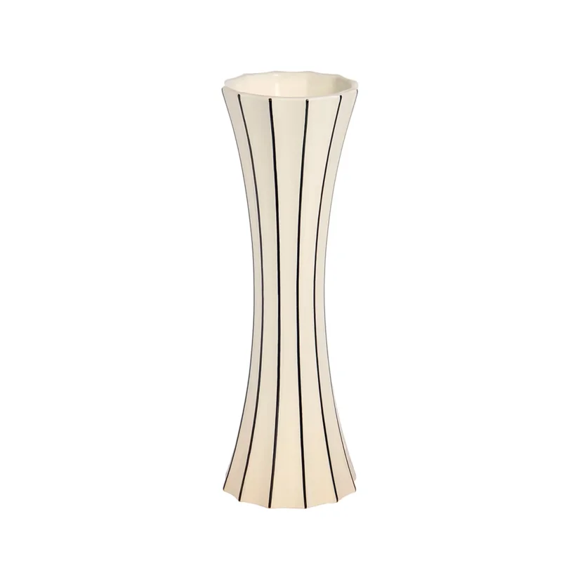 Vase concave medium black line