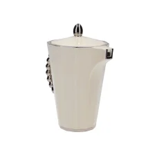 Pot medium silver line