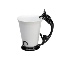 Porcelánový hrnek Sfinx (černá)