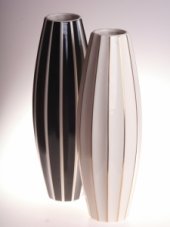 Vase convex big white