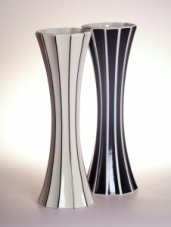 Vase concave big white