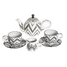 Set Šárka black zig-zag