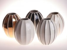 Vase convex small black line