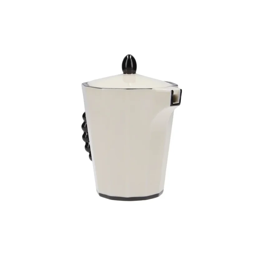 Konvice malá černá linka 400 ml