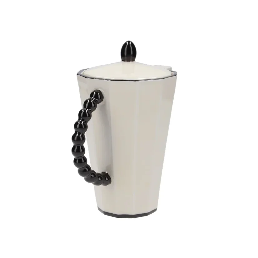 Pot medium black line