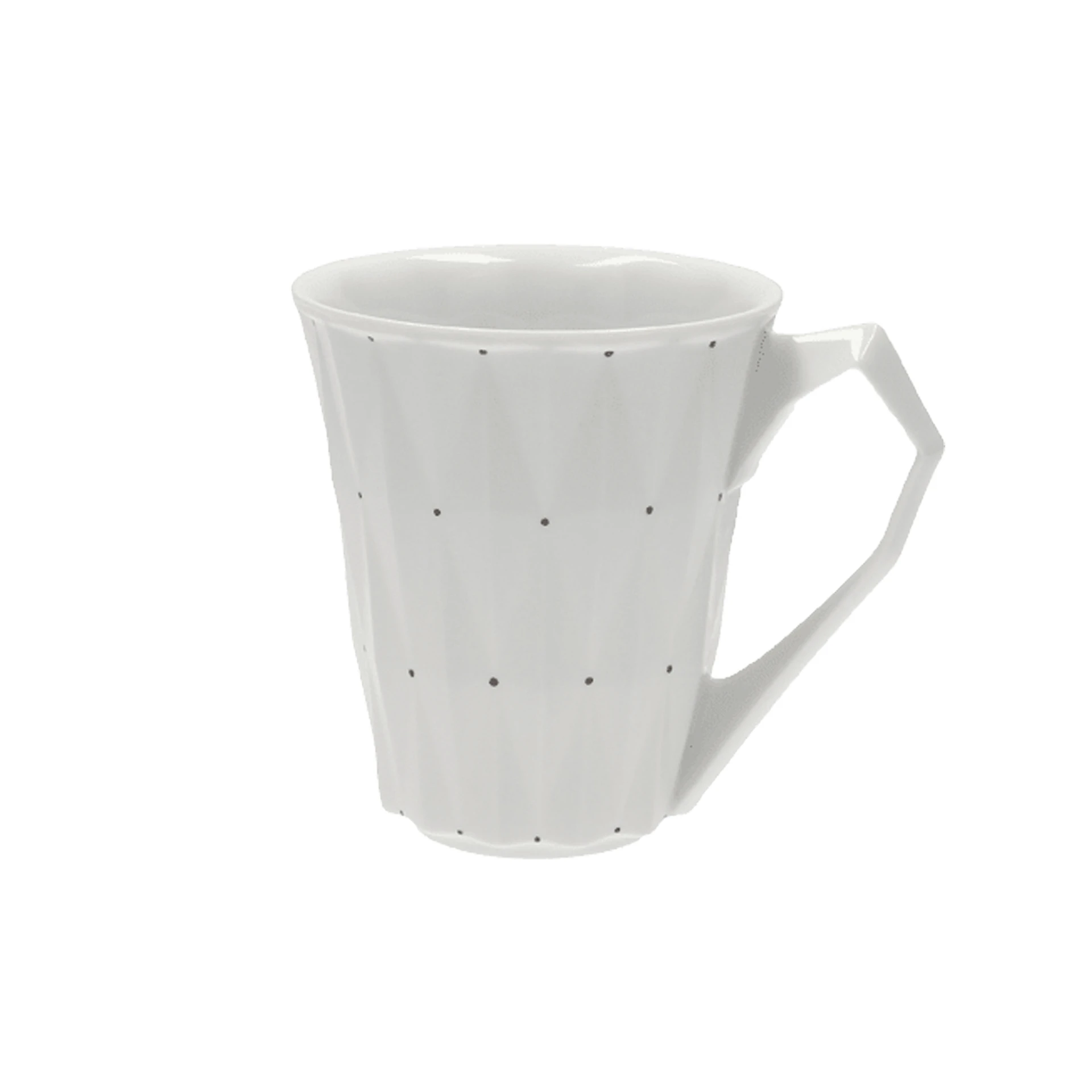 Porcelánový hrnek Diamond bílý